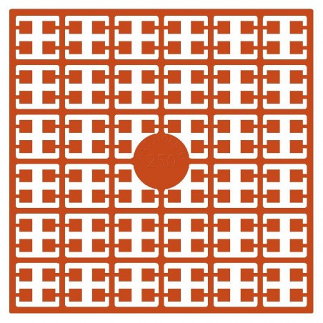 Pixel Hobby matje - 250 Oranje donker
