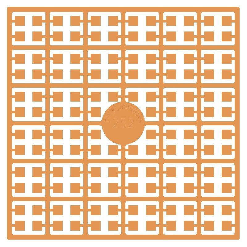 Pixel Hobby matje - 252 Oranje licht