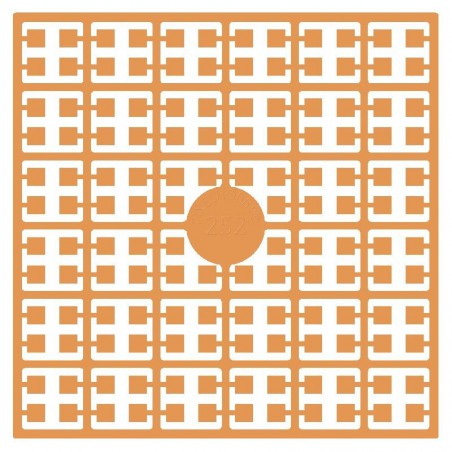 Pixel Hobby matje - 252 Oranje licht