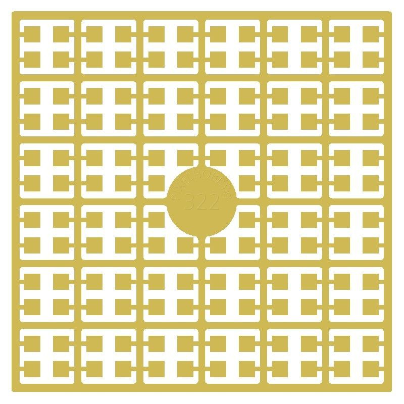 Pixel Hobby matje - 322 Geelkoper licht