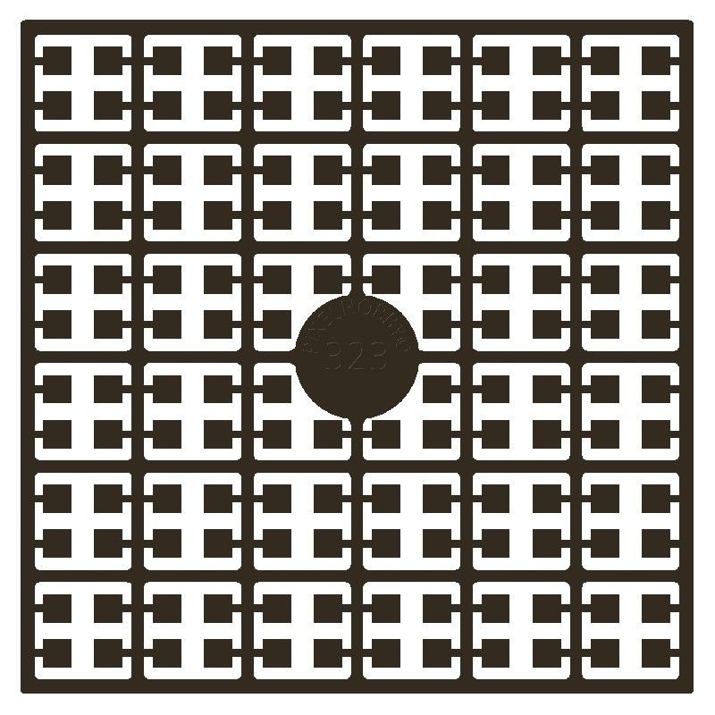 Pixel Hobby matje - 323 Bruin extra donker