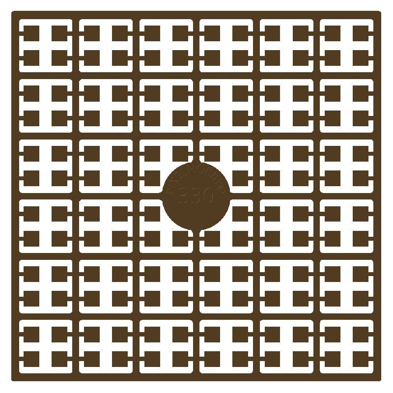 Pixel Hobby matje - 330 Okerbruin