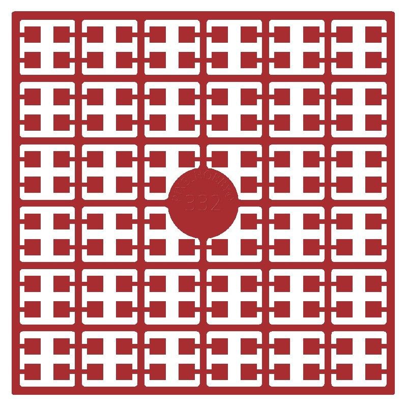 Pixel Hobby matje - 332 Anjerrood