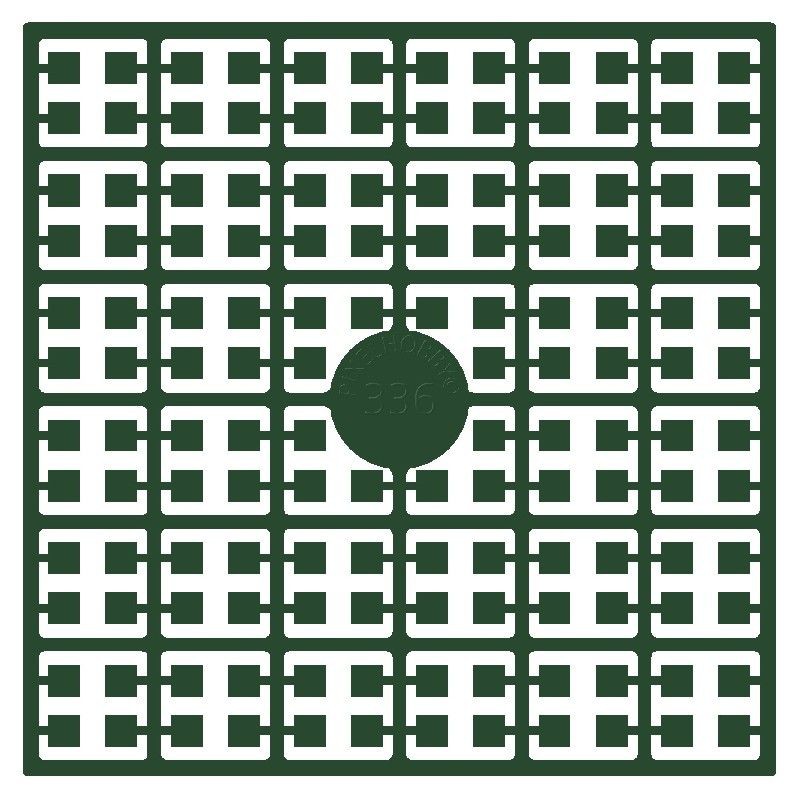 Pixel Hobby matje - 336 Jachtgroen