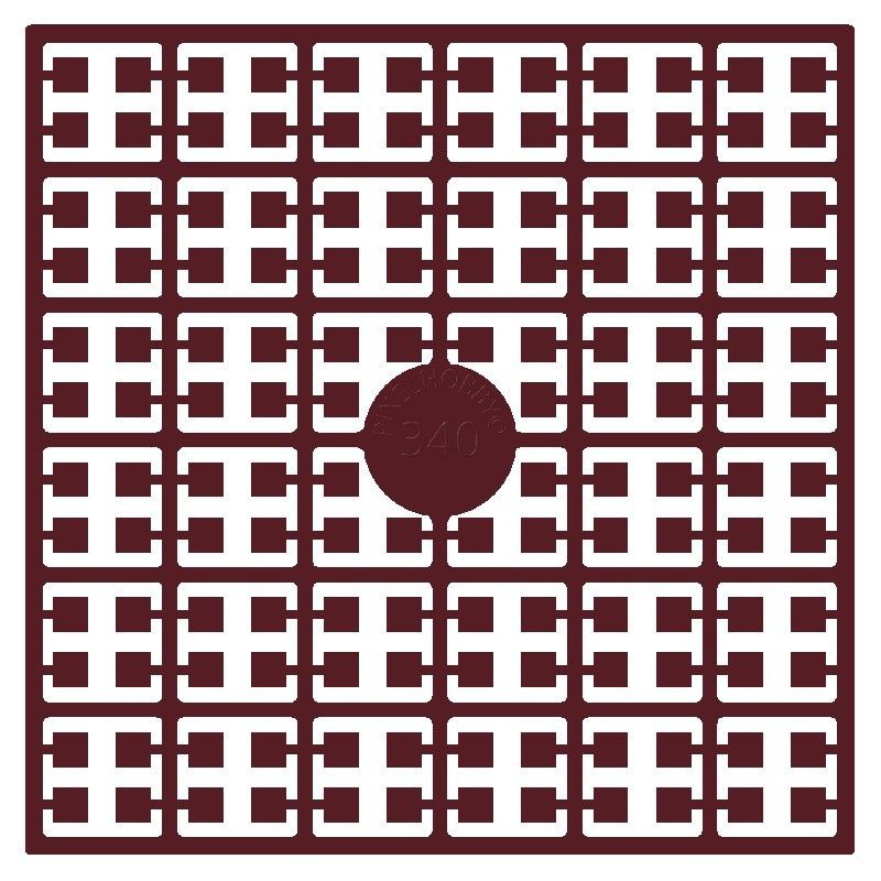 Pixel Hobby matje - 340 Kersenrood