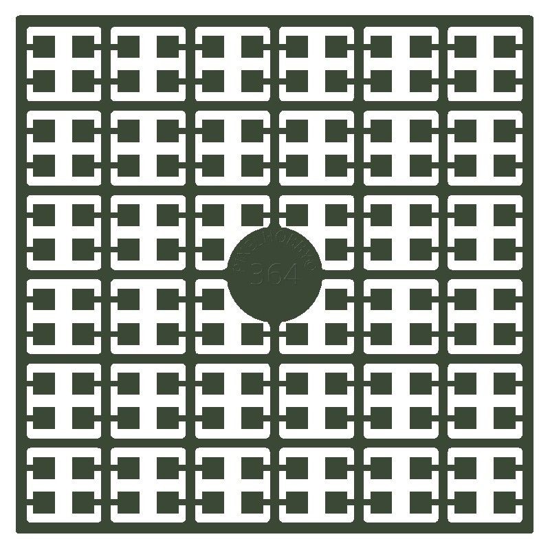 Pixel Hobby matje - 364 Avocadogroen extra donker