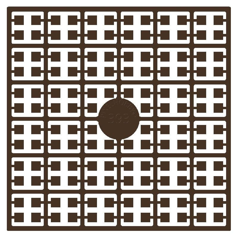 Pixel Hobby matje - 393 Koffiebruin