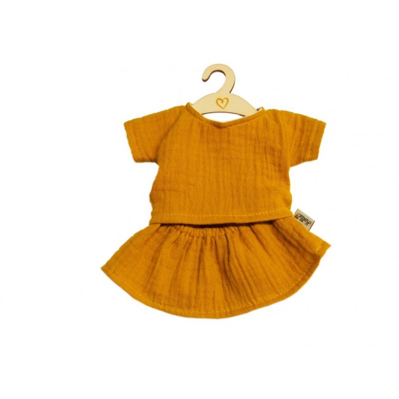 Hollie, Kleding, Rok en Shirt, Double Gauze Ochre