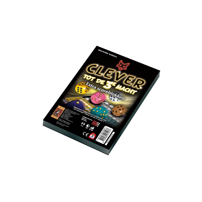 Clever tot de Derde Macht Scoreblok 2 stuks Dobbelspel, 999 games Clever tot de Derde Macht Scoreblok 2 stuks Dobbelspel, 999 games