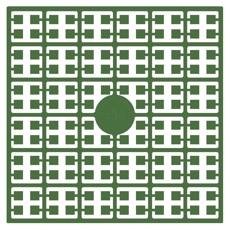 Pixel Hobby matje - 398 Kruidengroen