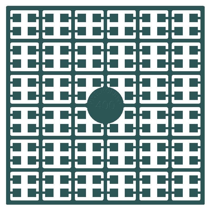 Pixel Hobby matje - 400 Zeewatergroen extra donker