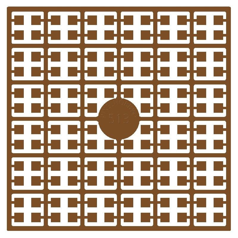 Pixel Hobby matje - 413 Mokkabruin