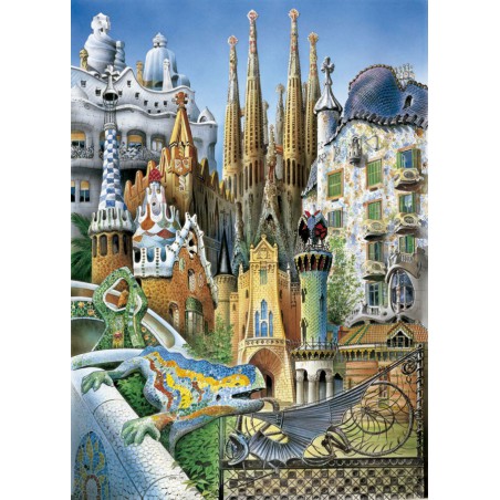 Collage - Miniature Series - Gaudi Educa 1000