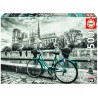 Fietsen bij de Notre Dame, Educa 500stukjes Fietsen bij de Notre Dame, Educa 500stukjes