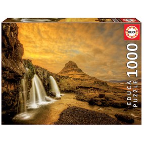 Kirkjufellsfoss Waterfall, Iceland, Educa 1000stukjes