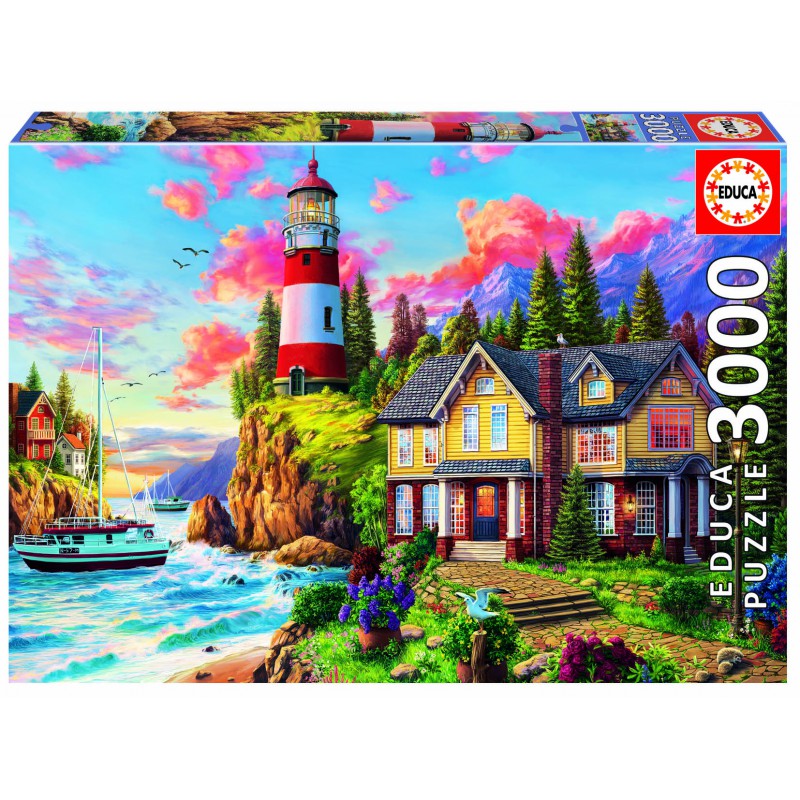 Mount Fuji and Chureito Pagoda, Japan 'Panorama', 3000stukjes Educa