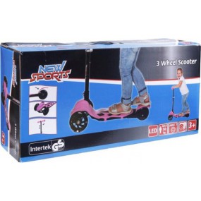 New Sports 3-Wheel Scooter Rosa, 120 mm, ABEC 7