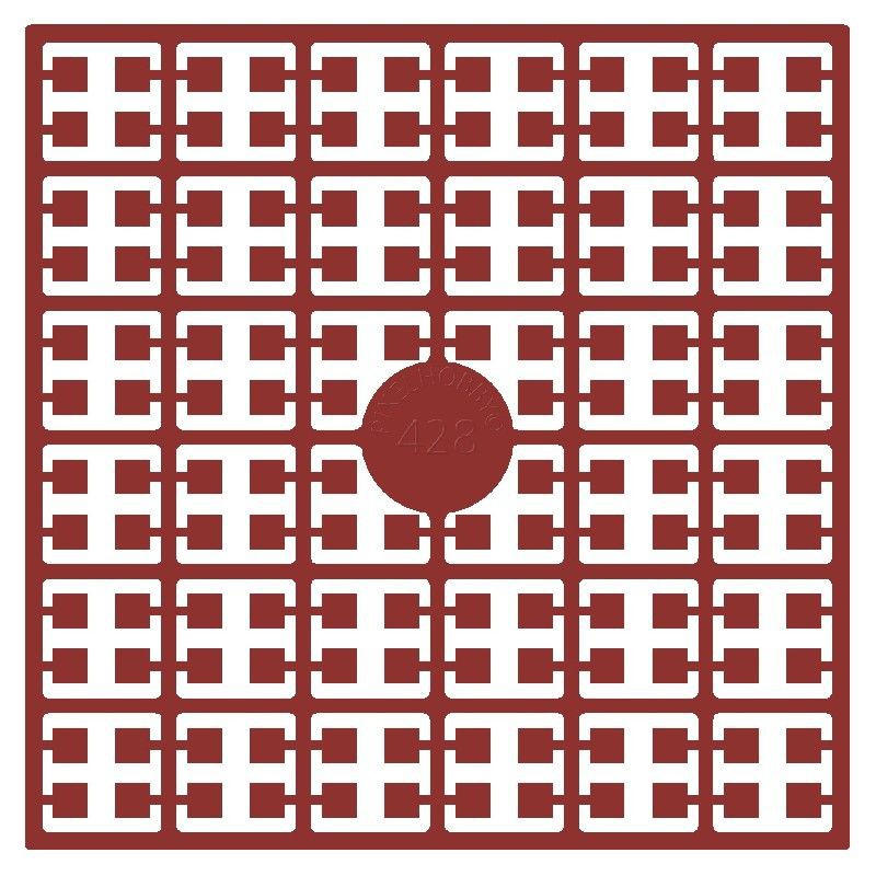 Pixel Hobby matje - 428 Zalmrood donker