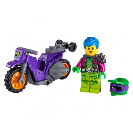 Lego - City Stuntz 60296 Wheelie stuntmotor