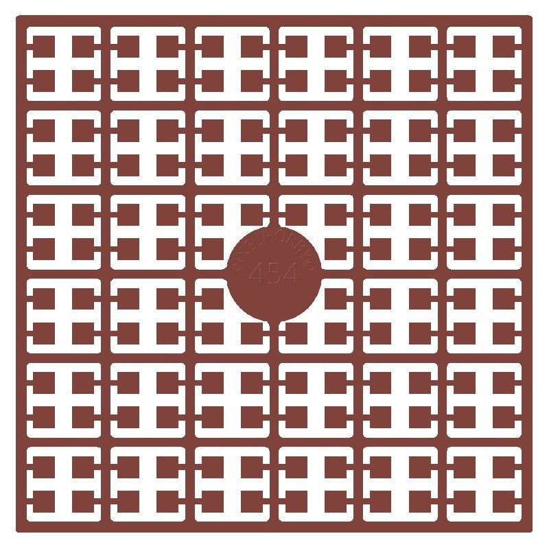 Pixel Hobby matje - 454 Schelpenroze heel donker