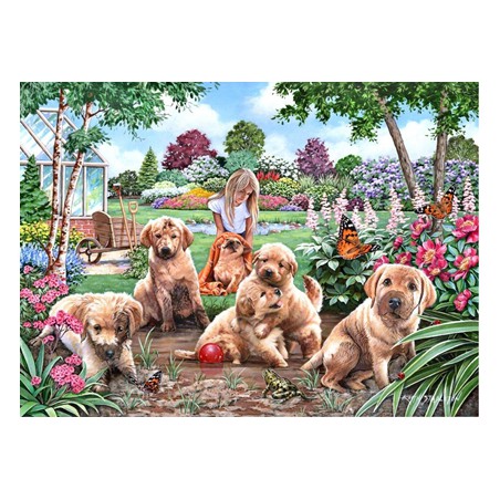 Mucky pups, 500 XL stukjes The House of Puzzels