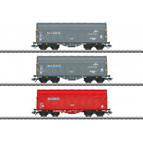 Märklin-H0, Set schuifhuifwagens, 47224