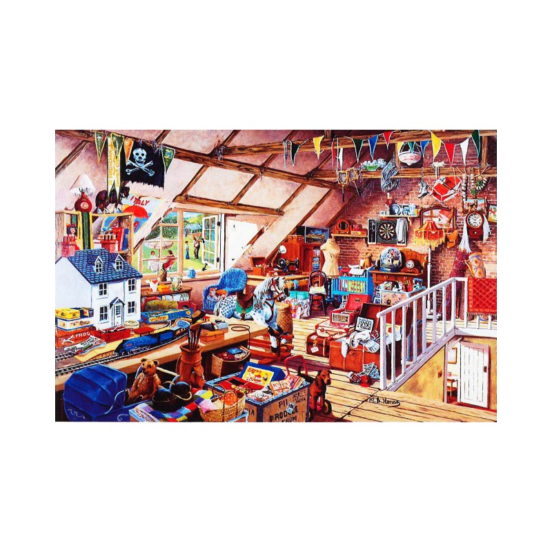 Grandma's Attic, House of Puzzles 1000 stukjes