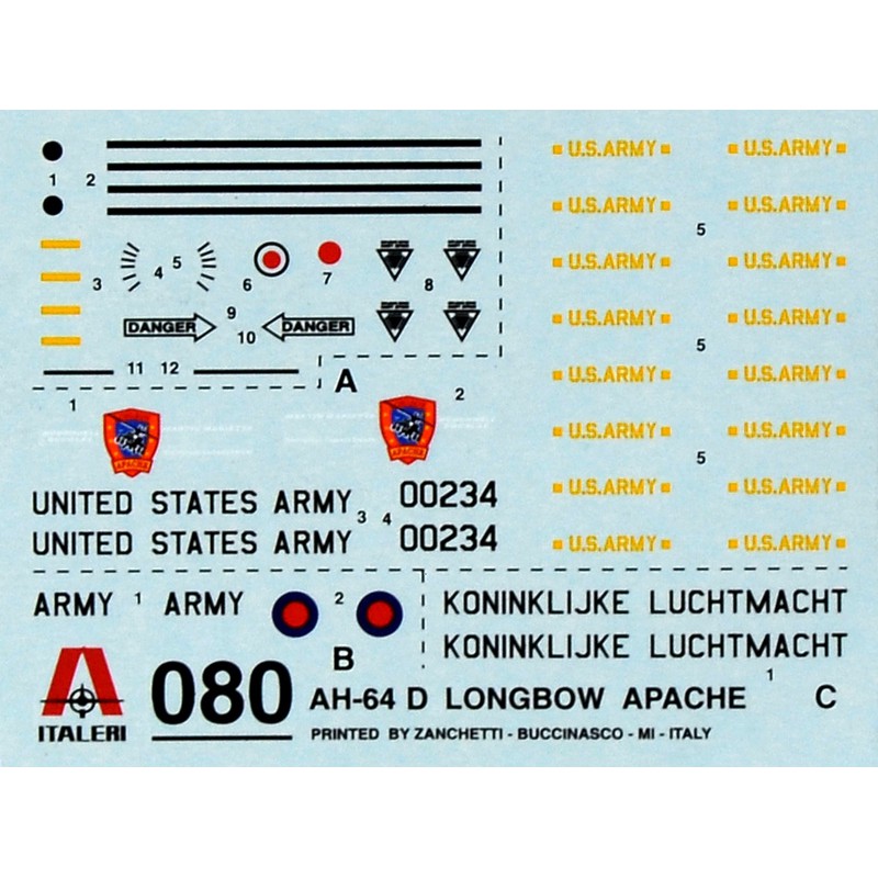 AH-64 D Apache Longbow, Italeri 0080