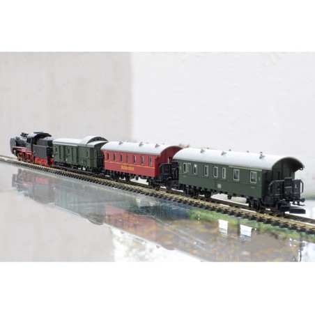 Märklin-Z, Startset "Museumpersonentrein" met stoomlocomotief serie 24.