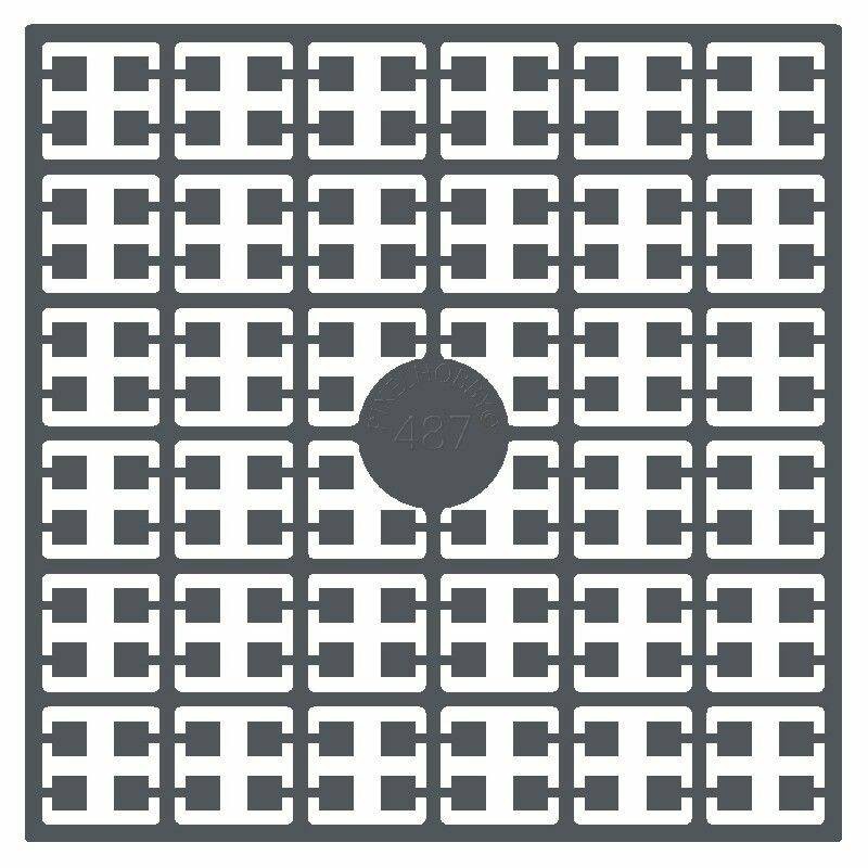 Pixel Hobby matje - 487 Metaalgrijs heel donker