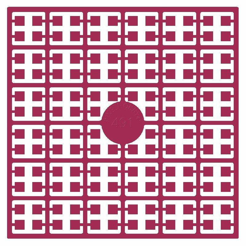 Pixel Hobby matje - 491 Cyclaamroze donker