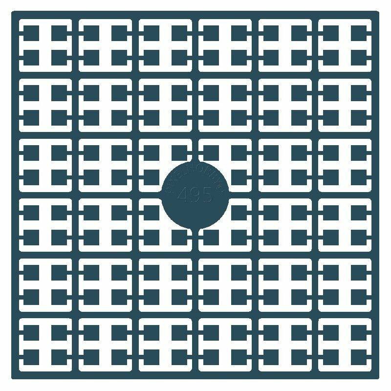 Pixel Hobby matje - 495 Turkooisblauw extra donker