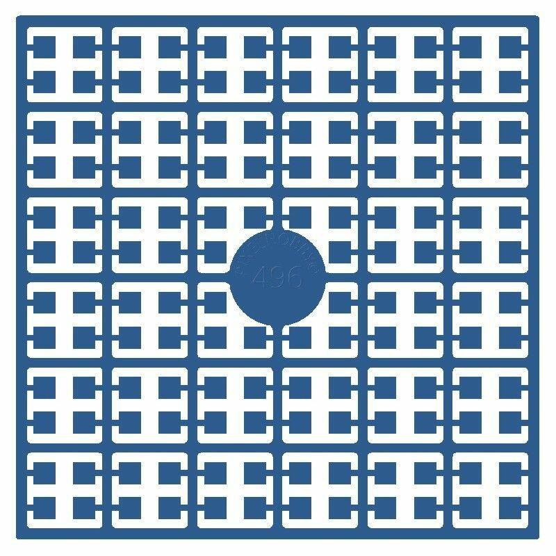 Pixel Hobby matje - 496 Vijverblauwgroen