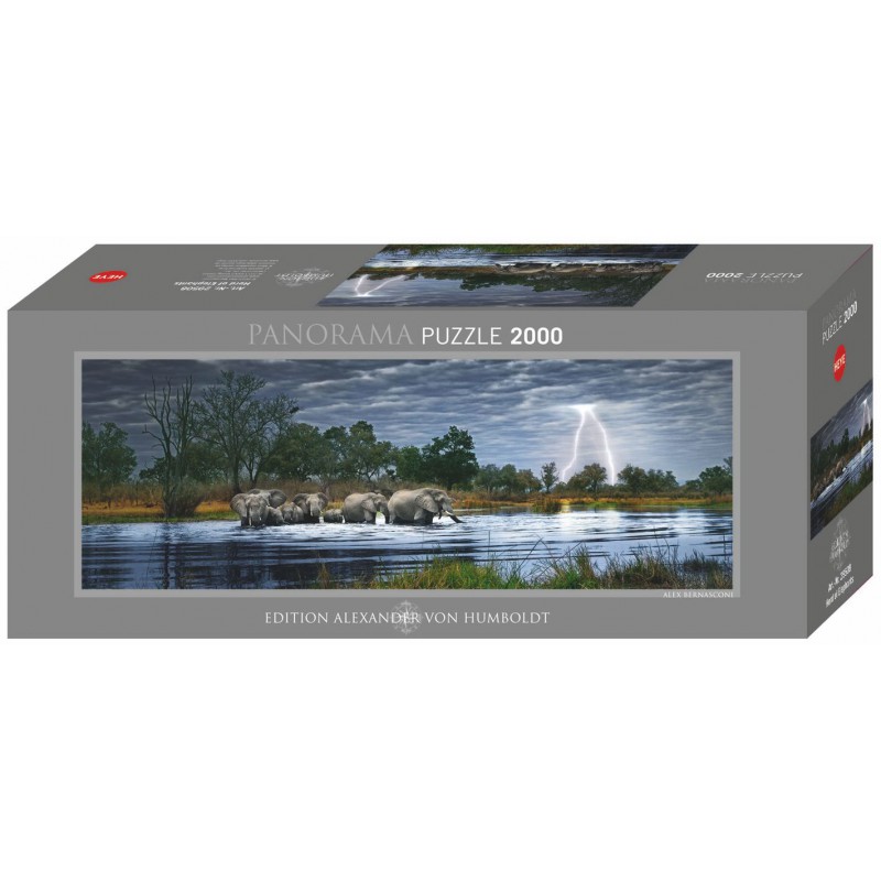 Herd of elephants, Heye 1000 stukjes