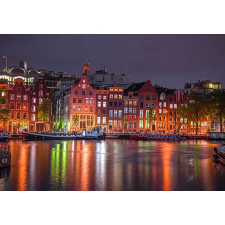 Wooden City Amsterdam by night l.300