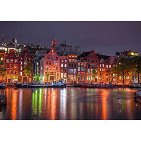 Wooden City Amsterdam by night 600