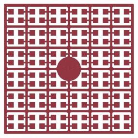 Pixel Hobby matje - 518 Cranberryrood donker