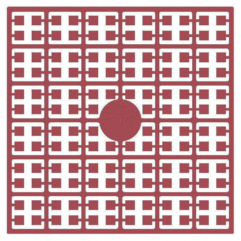 Pixel Hobby matje - 519 Cranberryrood