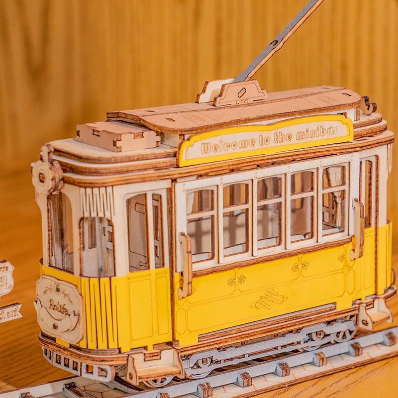 Tramcar, Hout 3D puzzel, Rolife