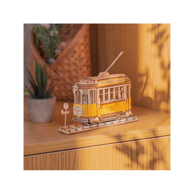 Tramcar, Hout 3D puzzel, Rolife