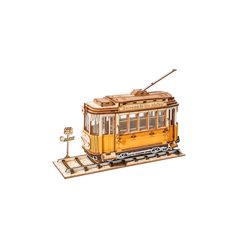 Tramcar, Hout 3D puzzel, Rolife
