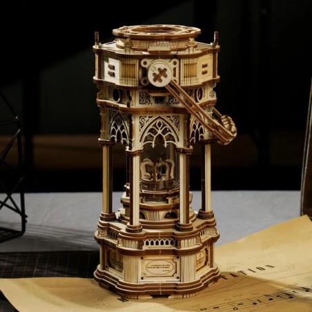 Muziekdoos Victorian Lantern, Hout 3D puzzel, Rokr