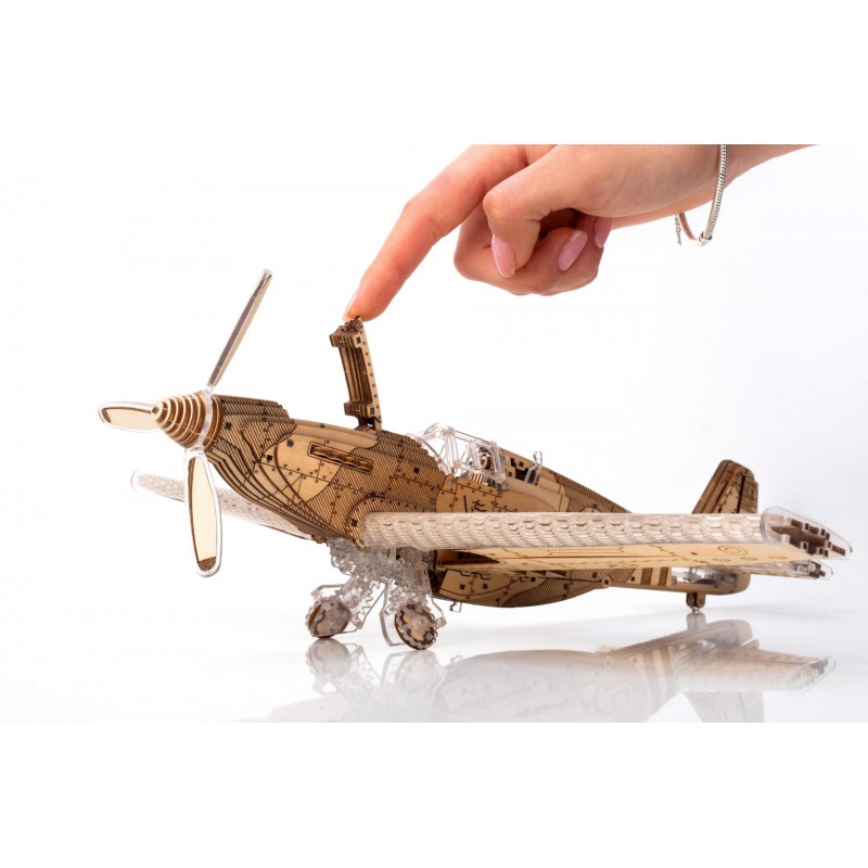 Speed Fighter, Hout 3D puzzel, Veter models