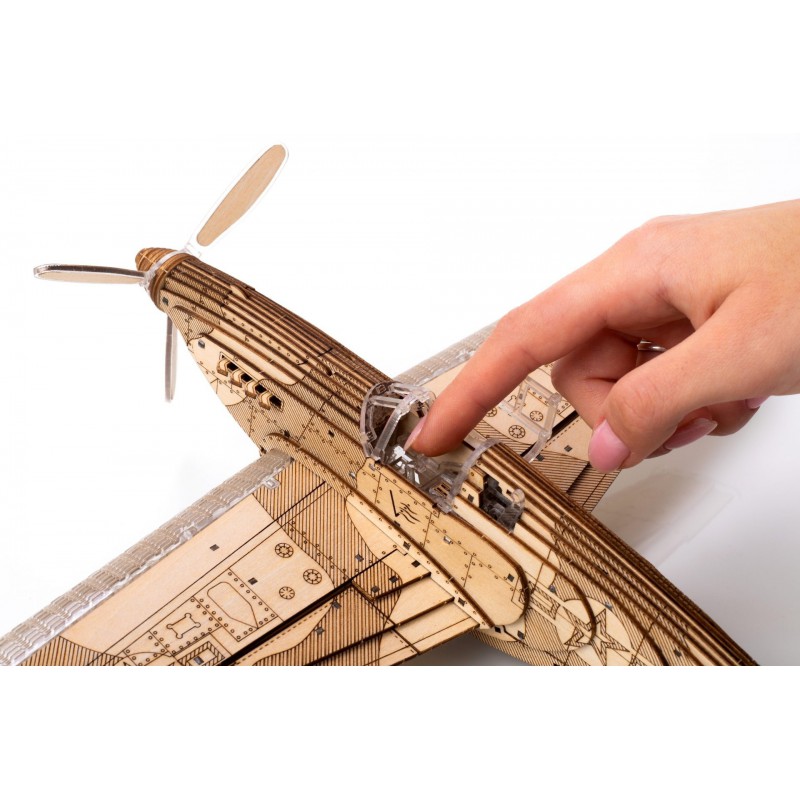 Speed Fighter, Hout 3D puzzel, Veter models