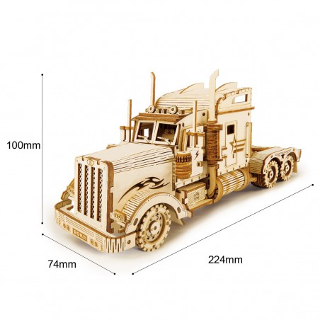 Heavy Truck, Hout 3D puzzel, Rokr