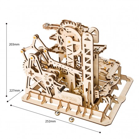 Knikkerbaan Marble Climber, Hout 3D puzzel, Rokr