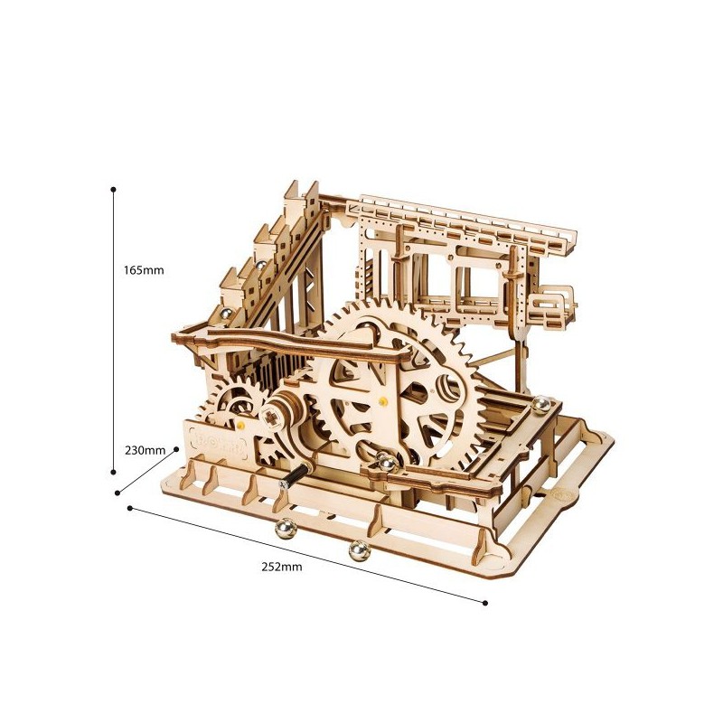 Knikkerbaan Marble Squad, Hout 3D puzzel, Rokr