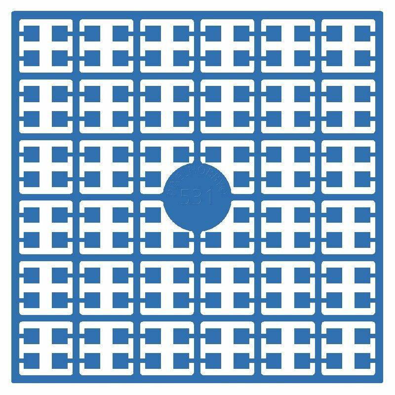 Pixel Hobby matje - 531 Turkoois helder donker