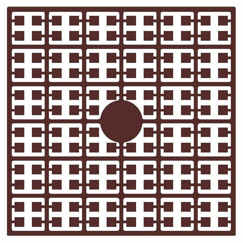 Pixel Hobby matje - 544 Notenhout donker