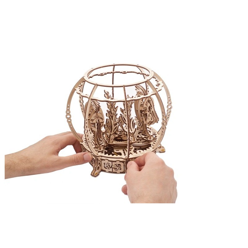 Mechanisch Aquarium, Hout 3D puzzel, Ugears